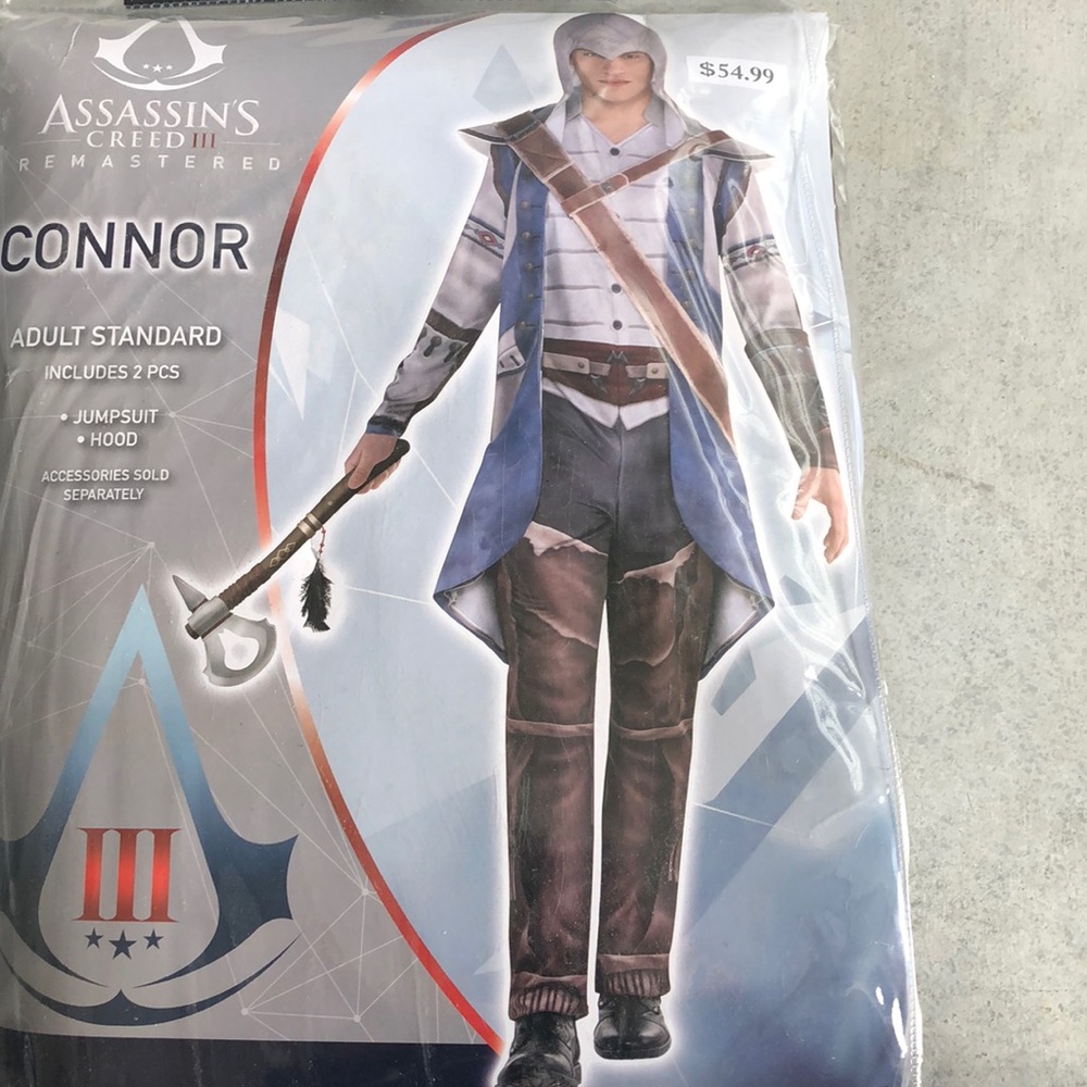 Assassins Creed 3: Connor Adult Costume! New!